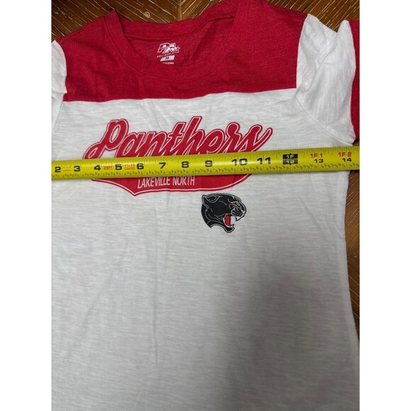 Lakeville North Panthers Kids Red & White Graphic T-Shirt By Pel Athletic - Picture 3 of 6